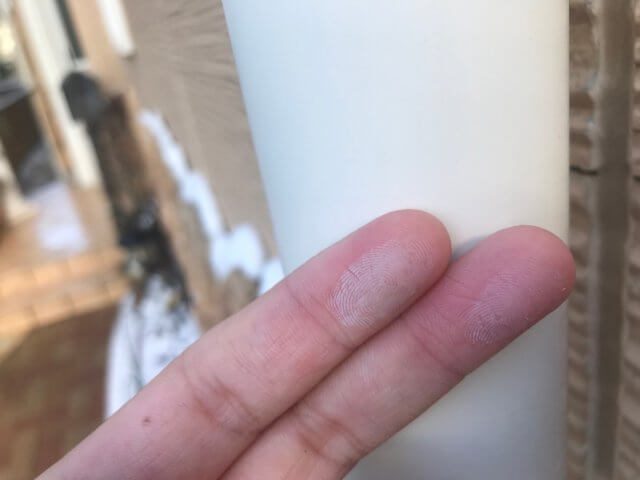前橋市 屋根外壁塗装工事 雨樋チョーキング現象 お客様の声 ミヤケン