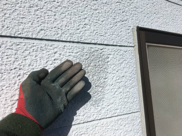 館林市 外壁塗装工事 外壁チョーキング現象 お客様の声 ミヤケン
