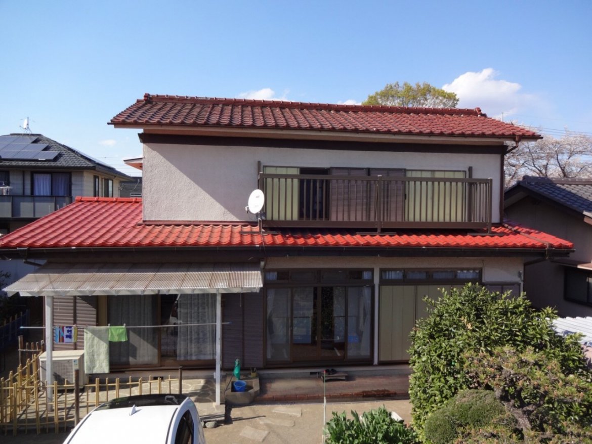 前橋市 外壁塗装 施工前 ミヤケン