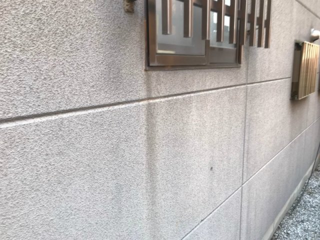 佐波郡玉村町 外壁塗装工事 外壁雨だれ お客様の声 ミヤケン