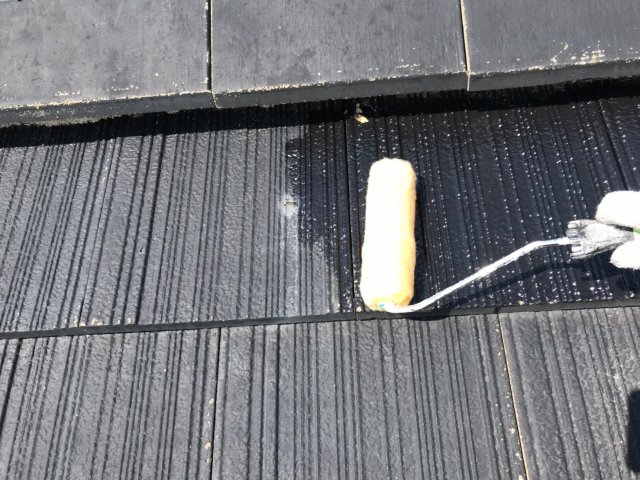 屋根 下塗り