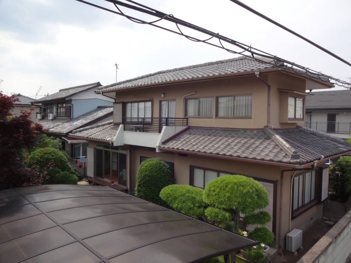 前橋市日吉町s様 リシン掻き落とし外壁塗装工事 株式会社ミヤケン