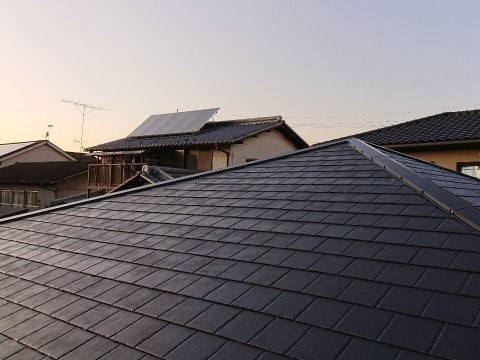 甘楽郡甘楽町 屋根塗装 完了 ミヤケン