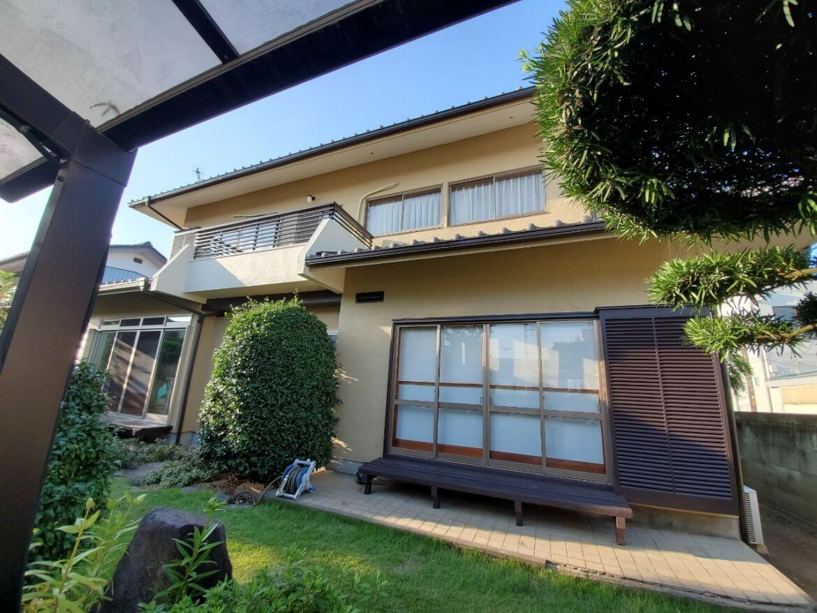 前橋市日吉町s様 リシン掻き落とし外壁塗装工事 株式会社ミヤケン