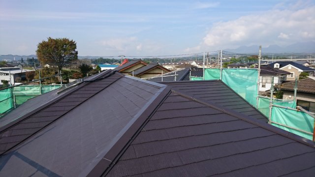 屋根 完成