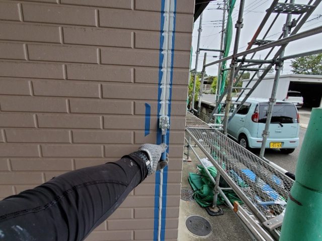 高崎市 外壁塗装工事 コーキングへら押え お客様の声 ミヤケン