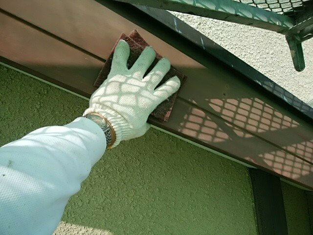 破風板 研磨