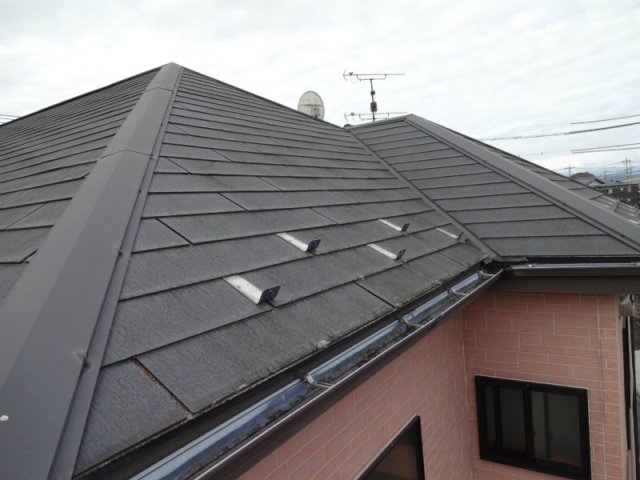 屋根 色あせ