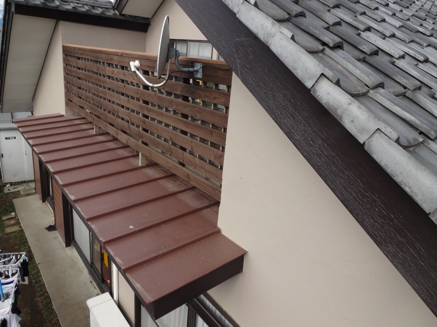 前橋市にて外壁塗装工事から1年点検に行ってきました。 | 1-3年点検