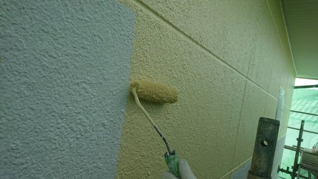 外壁塗装 上塗り