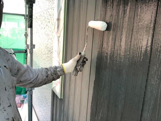 木目サイディング 塗装