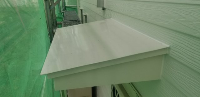 庇屋根 塗装