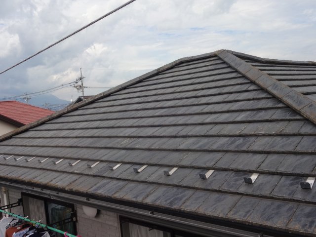 屋根 色あせ