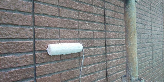 外壁下塗り
