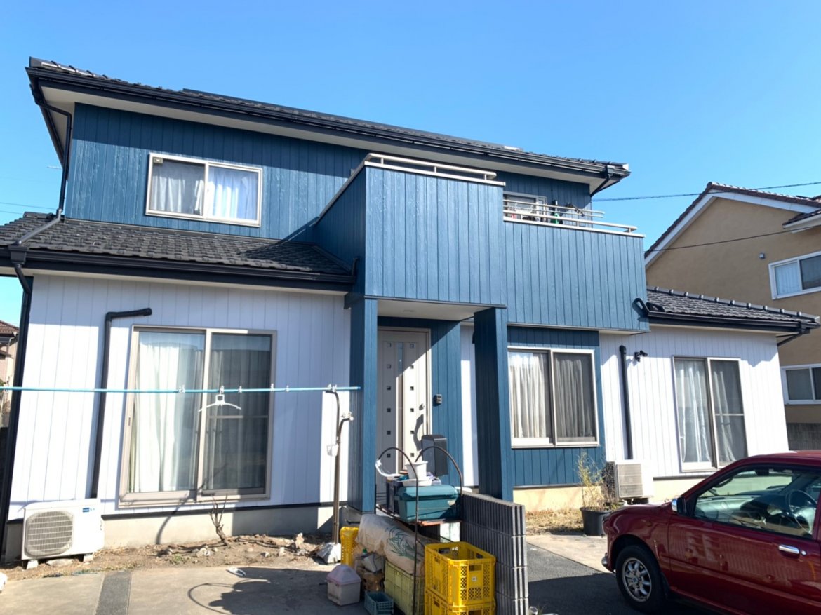 前橋市富士見町n様 木目調の外壁塗装工事 株式会社ミヤケン