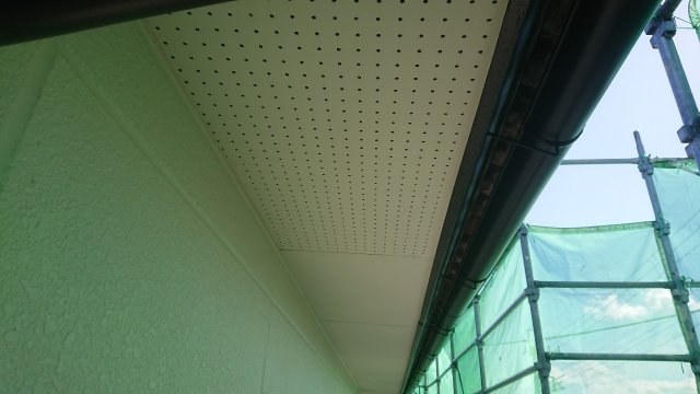 軒裏天井 塗装