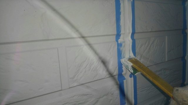 安中市 コーキング ヘラ押え ミヤケン