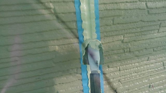 館林市 コーキング ヘラ押え ミヤケン