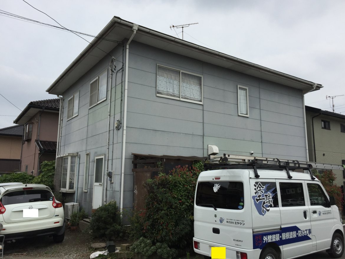 塗装前 色褪せ