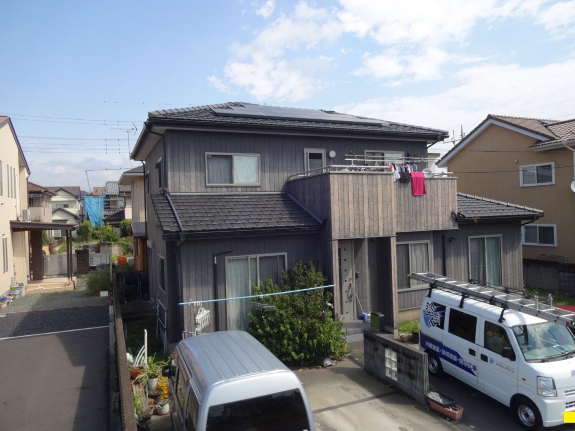 前橋市富士見町n様 木目調の外壁塗装工事 株式会社ミヤケン