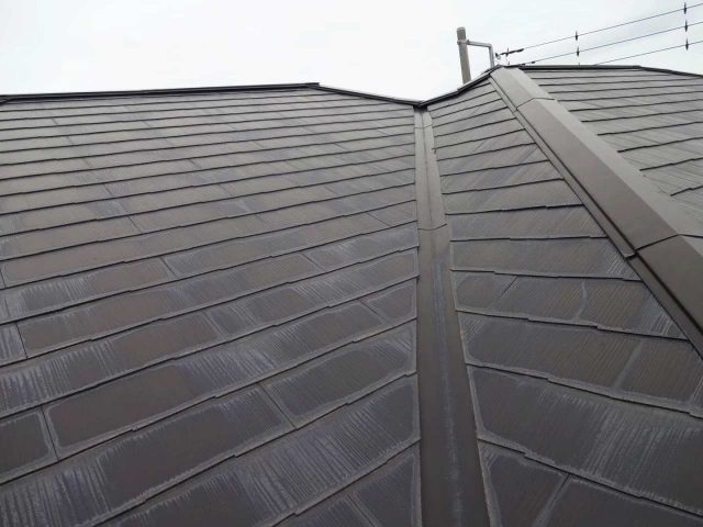 高崎市 屋根外壁塗装工事 屋根色あせ お客様の声 ミヤケン