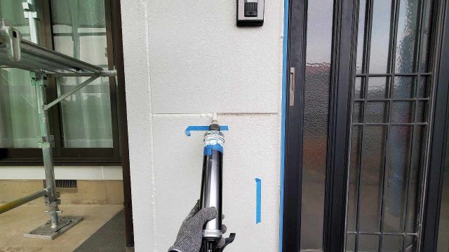 富岡市 外壁塗装工事 コーキング充填 お客様の声 ミヤケン