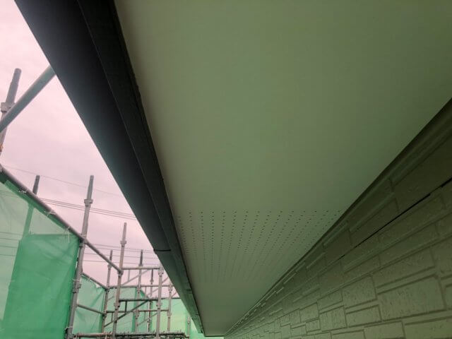 軒裏天井 塗装