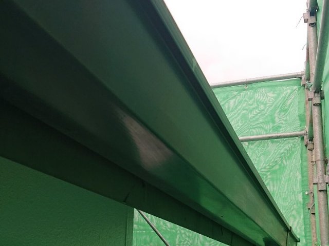 雨樋・破風板 塗装