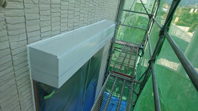 出窓屋根 塗装