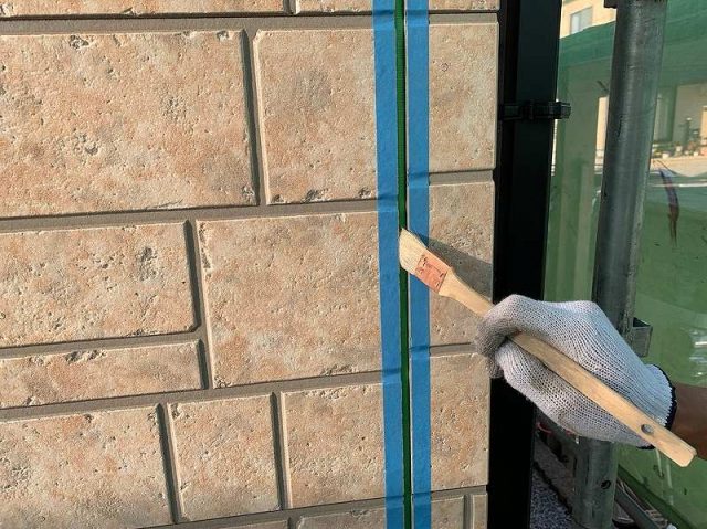 館林市 外壁塗装工事 プライマー塗布 お客様の声 ミヤケン