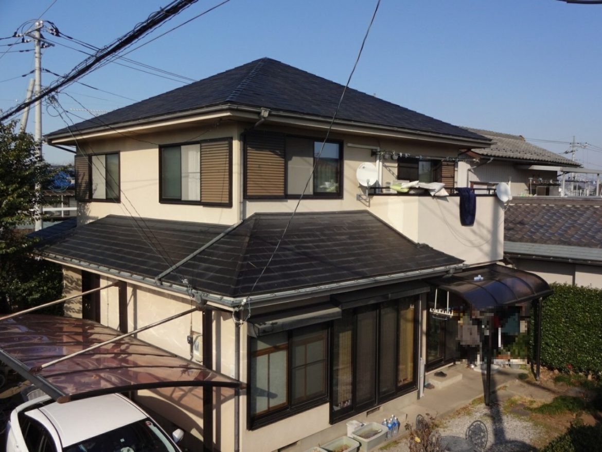 前橋市 屋根外壁塗装工事 施工前 お客様の声 ミヤケン