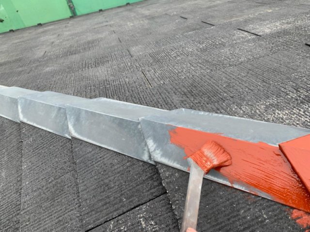 棟板金 サビ止め