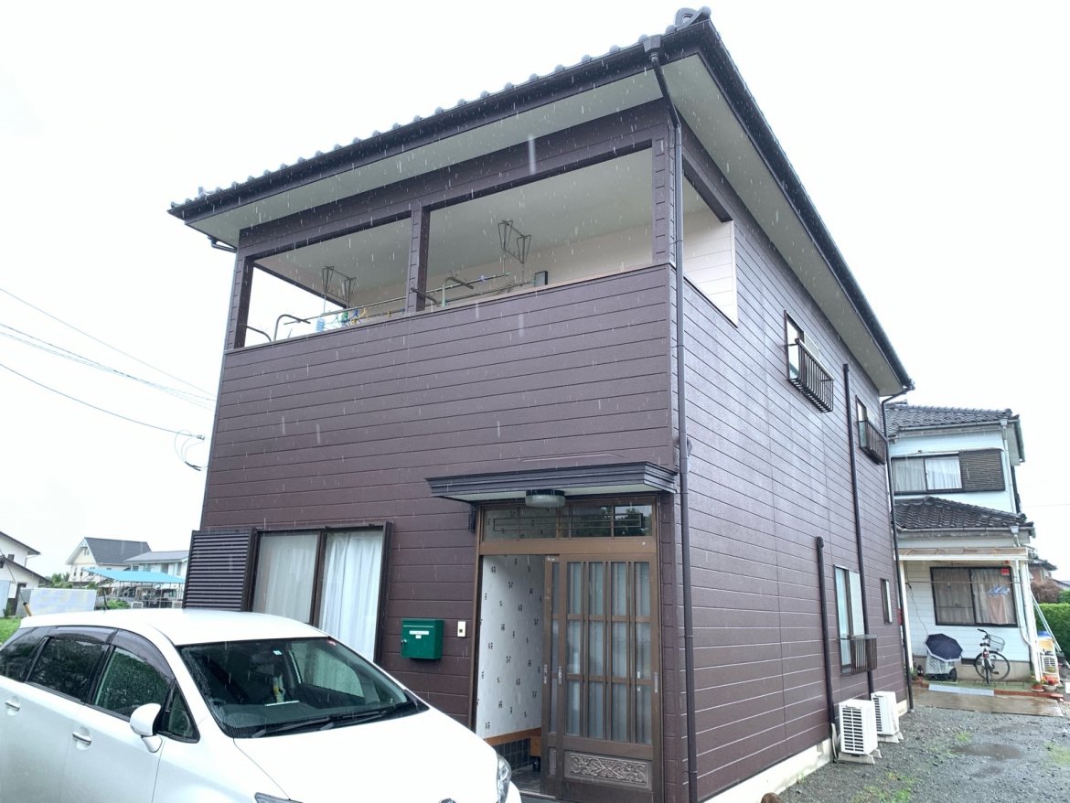 サイディング 塗装 ブラウン