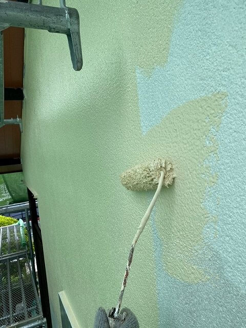 外壁 上塗り