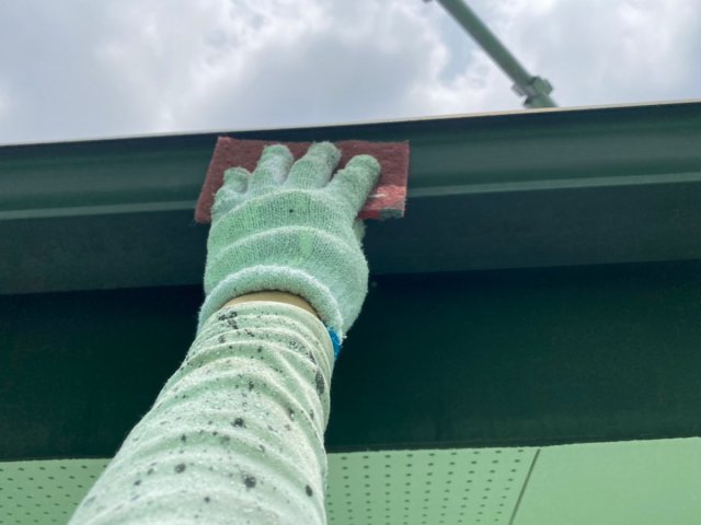 雨樋 研磨