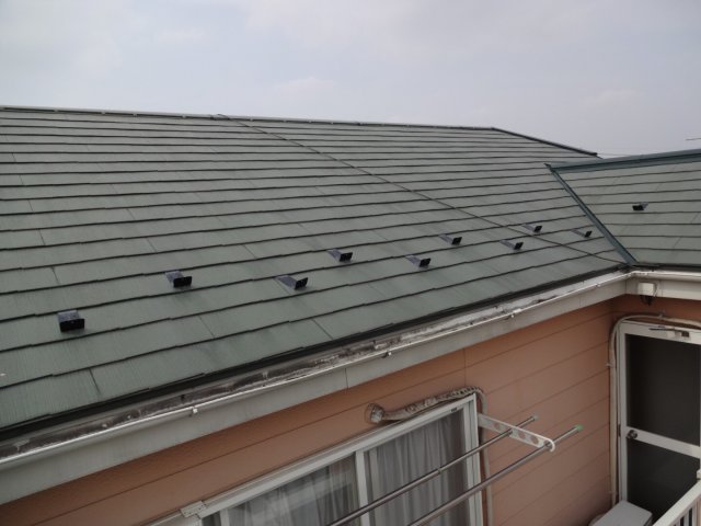 高崎市にてコロニアル屋根 サイディング外壁塗装工事から7年点検 株式会社ミヤケン