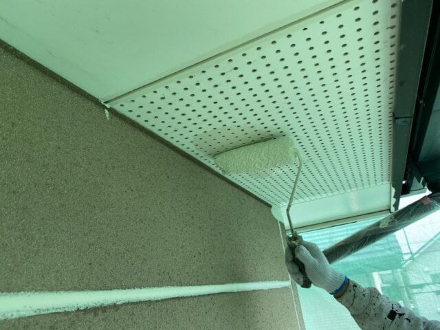 軒裏天井 塗装
