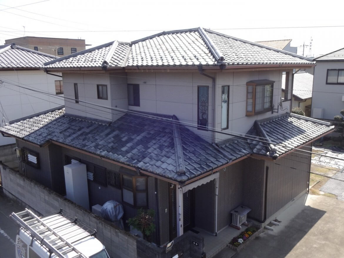 前橋市荒牧町y様外壁塗装工事 落ち着いた印象の和風ツートン 株式会社ミヤケン