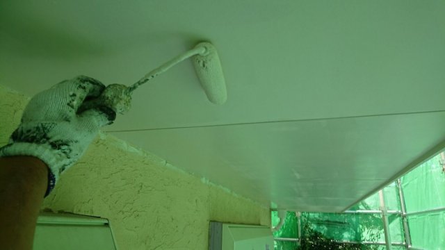 軒裏天井 塗装 仕上げ