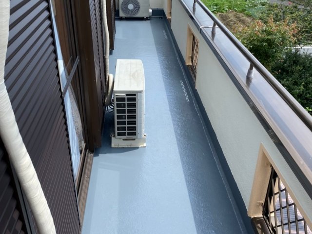ベランダ防水 完成