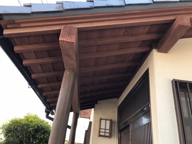 玄関木部