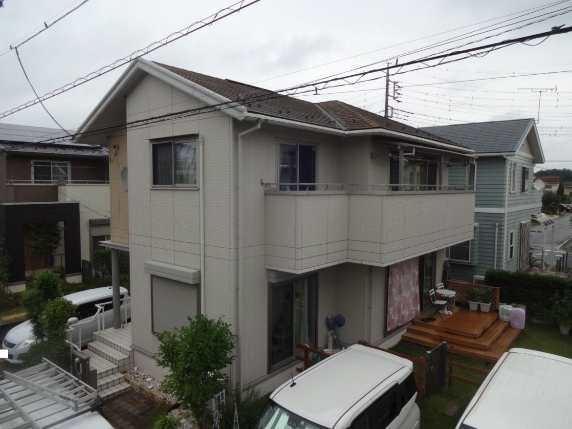 屋根外壁塗装施工前