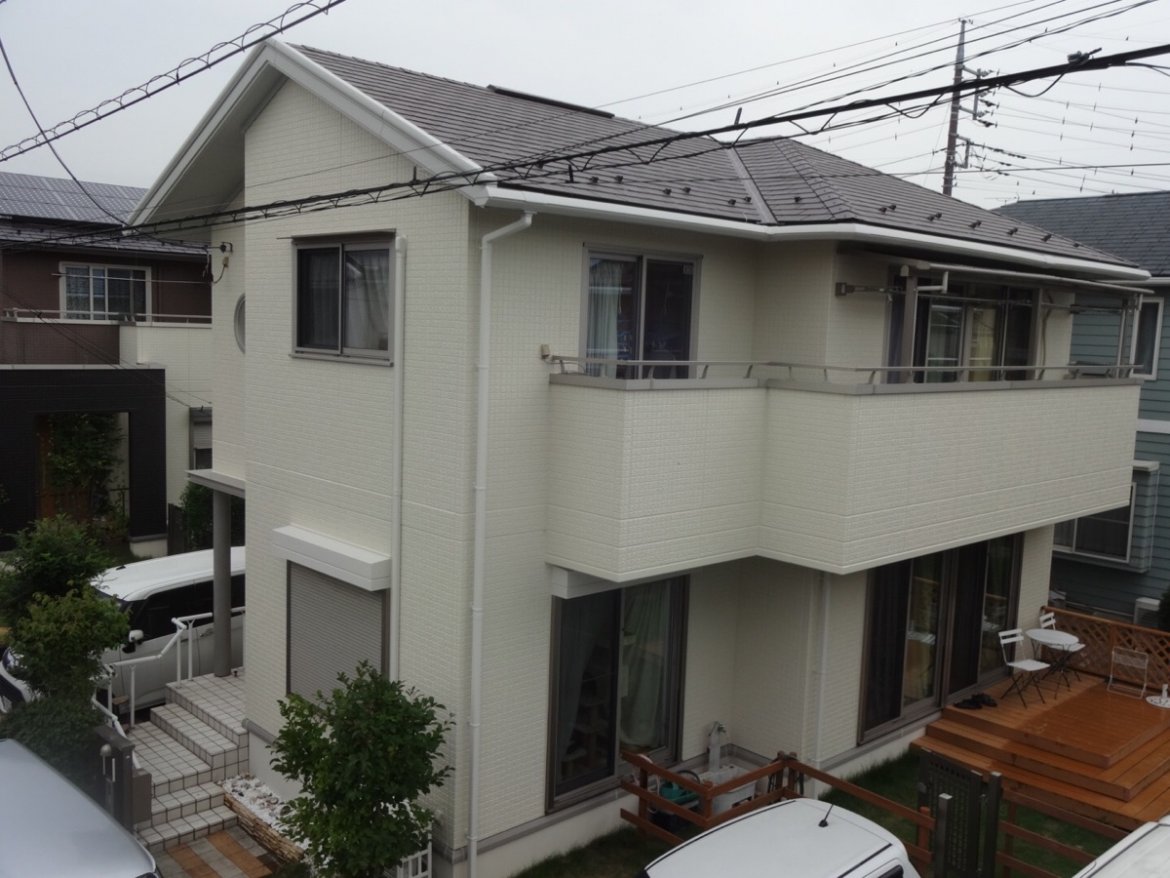 屋根外壁塗装施工前