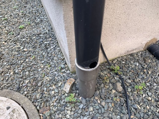 雨樋 欠け
