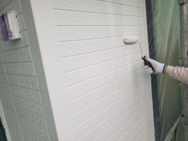 外壁上塗り