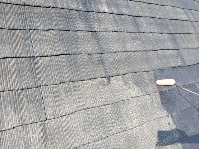 屋根下塗り