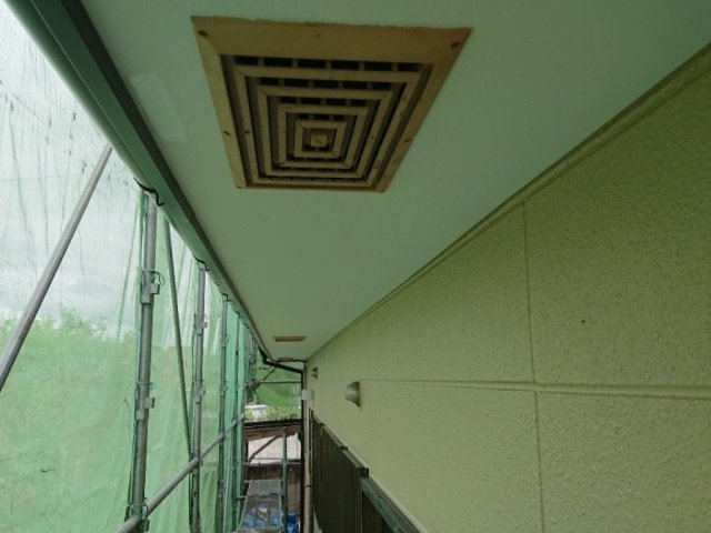 軒裏天井 塗装