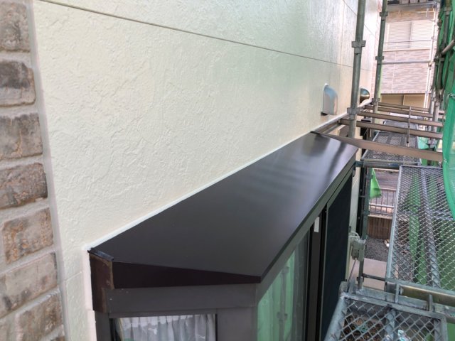 出窓屋根 塗装