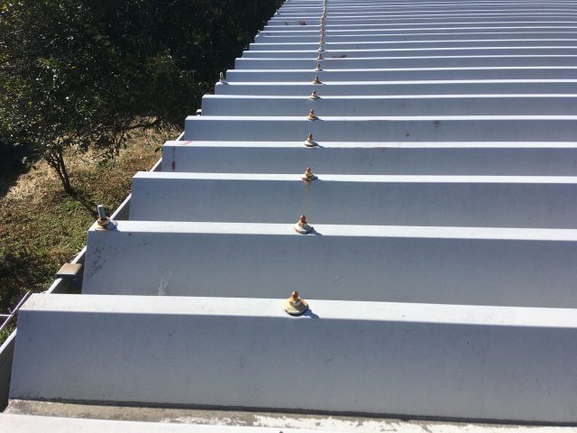 前橋市 物置屋根外壁塗装工事 色あせ サビの発生 お客様の声 ミヤケン