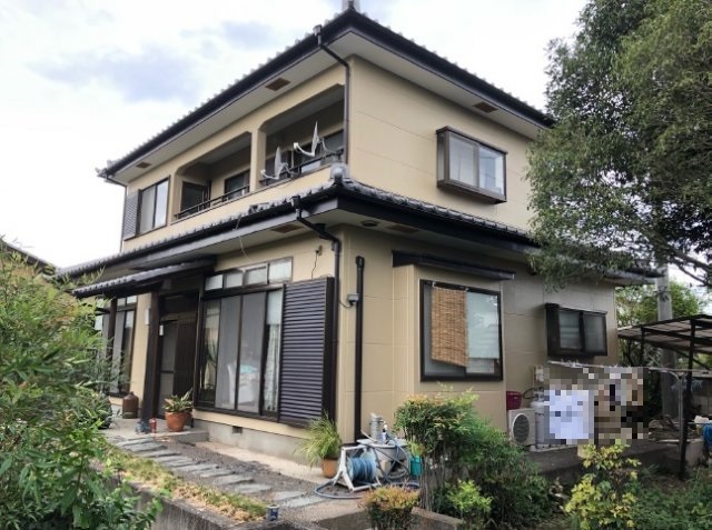 太田市 屋根外壁塗装工事 施工前全体写真 お客様の声 ミヤケン